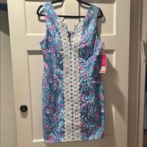 Lilly Pulitzer Summer Dress in Pink and Blue